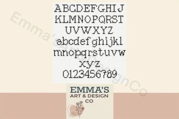 Cross Stitch Alphabet Pattern
