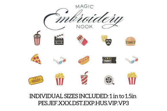 Mini Movie Night Bundle: 15 Designs