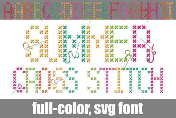 Summer Cross Stitch Font Review